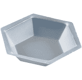 3615 hexagonal plastic weighing dish