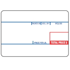 LST8010 Labels 58 x 40mm 700/roll 12/case for Cas LP-1000