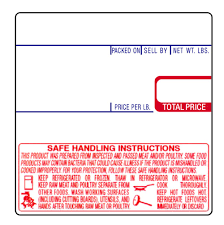 LST8030 Labels 58 x 50mm 500/roll 12/case for Cas LP-1000